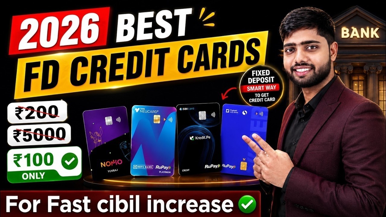 Best FD Credit Cards 2026 || Best Credit Cards Against Fixed Deposit in India | FD Credit Card
