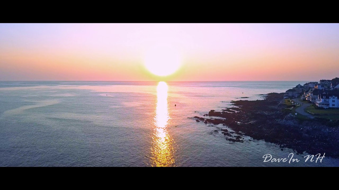 Vangelis - Memories of Blue: Dawn over Short Sands Beach, York, Maine - Sunrise with the Mavic Pro