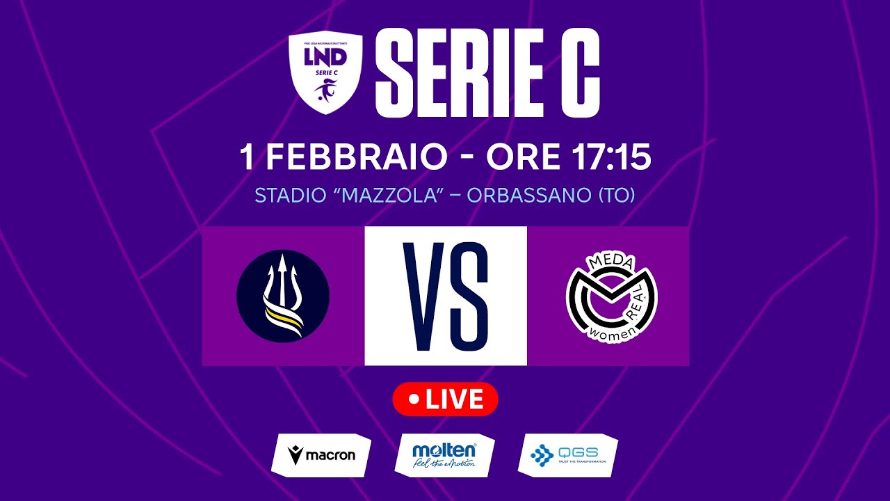 SERIE C FEMMINILE 2025-2026 | MONCALIERI VS REAL MEDA | LIVE