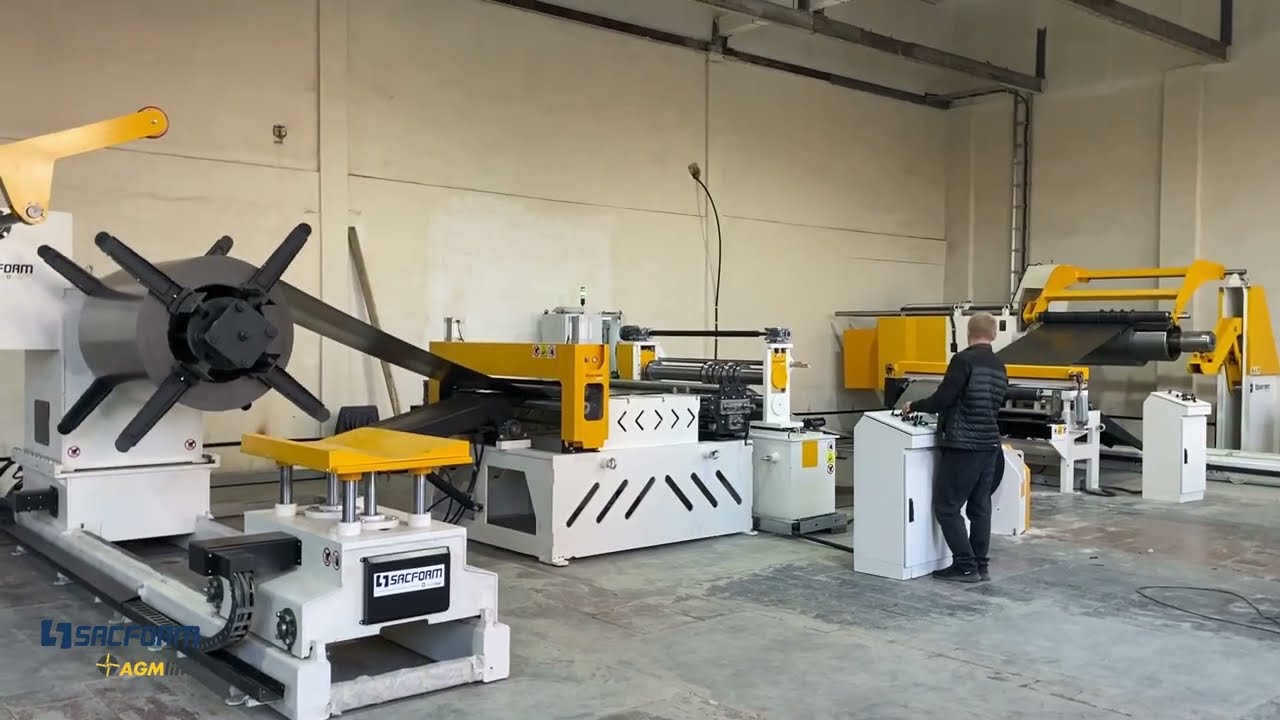 Coil Slitting Machine / SLT1300  (0.4 – 1.5 mm T x 1300mmW x 10 Ton) SACFORM