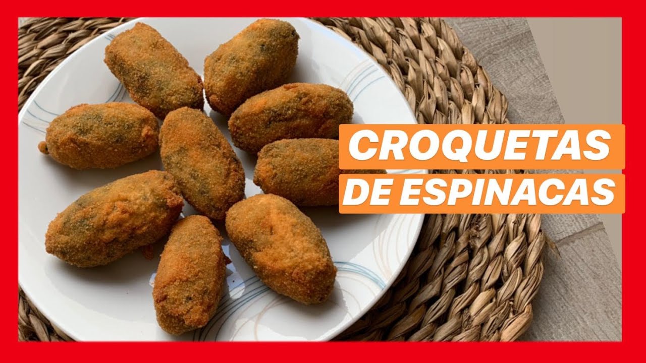 🌿Como hacer CROQUETAS veganas de espinacas 🌿