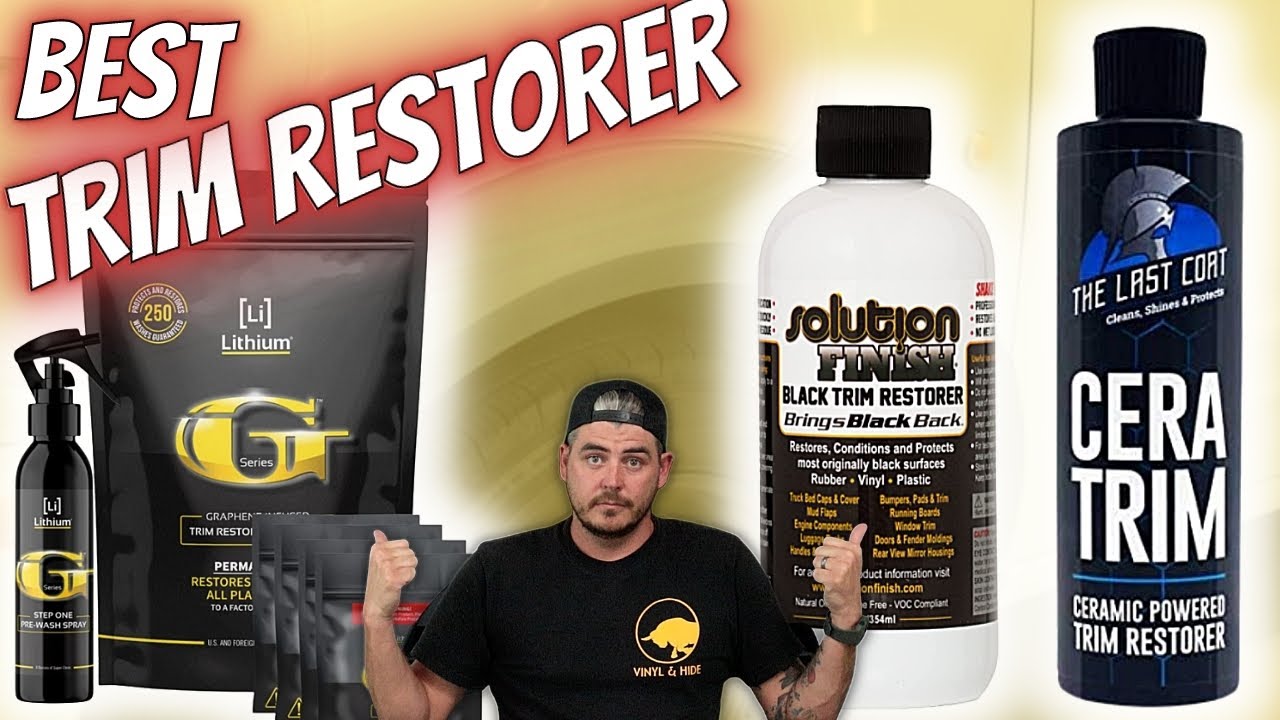Best Car Trim Restorer | How to restore faded plastic trim on your car