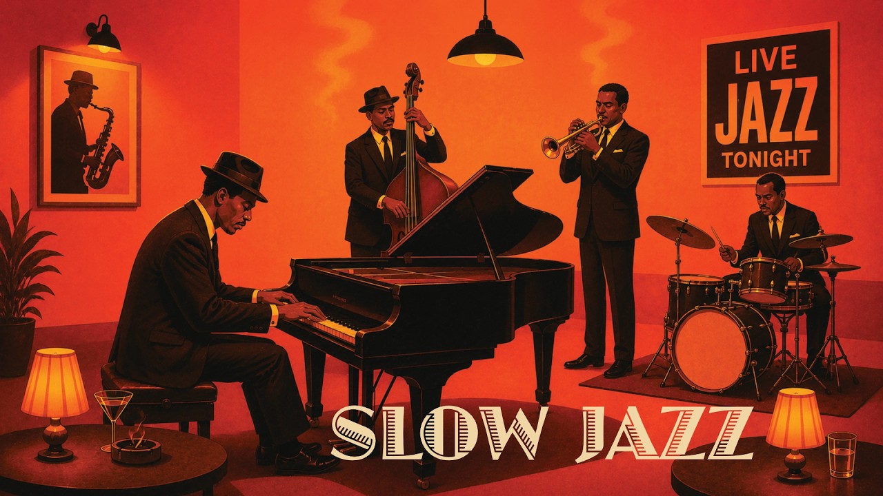 Relaxing Jazz Club Ambience ☕ Smooth Traditional Jazz Music for Study, Focus & Sleep