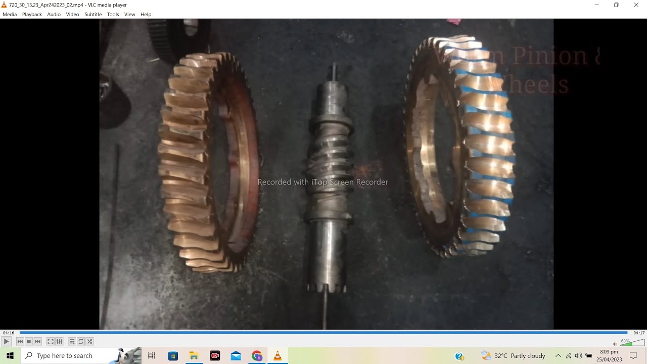Cutting Teeth's #Worm Gear Wheel OD Almost 800mm, Material Brass,14.5 Madule | Technical Legend
