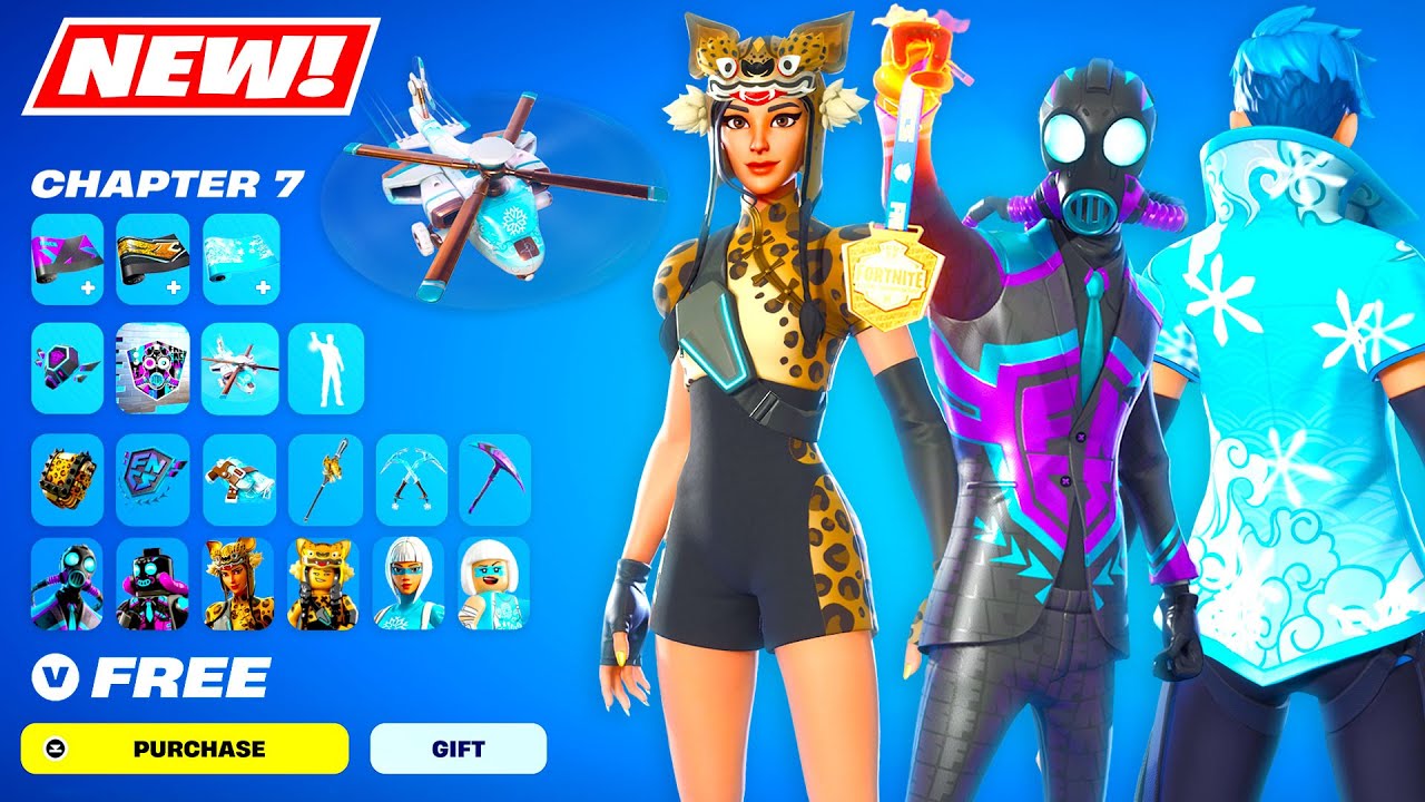 Fortnite CHAPTER 7 FREE Rewards!
