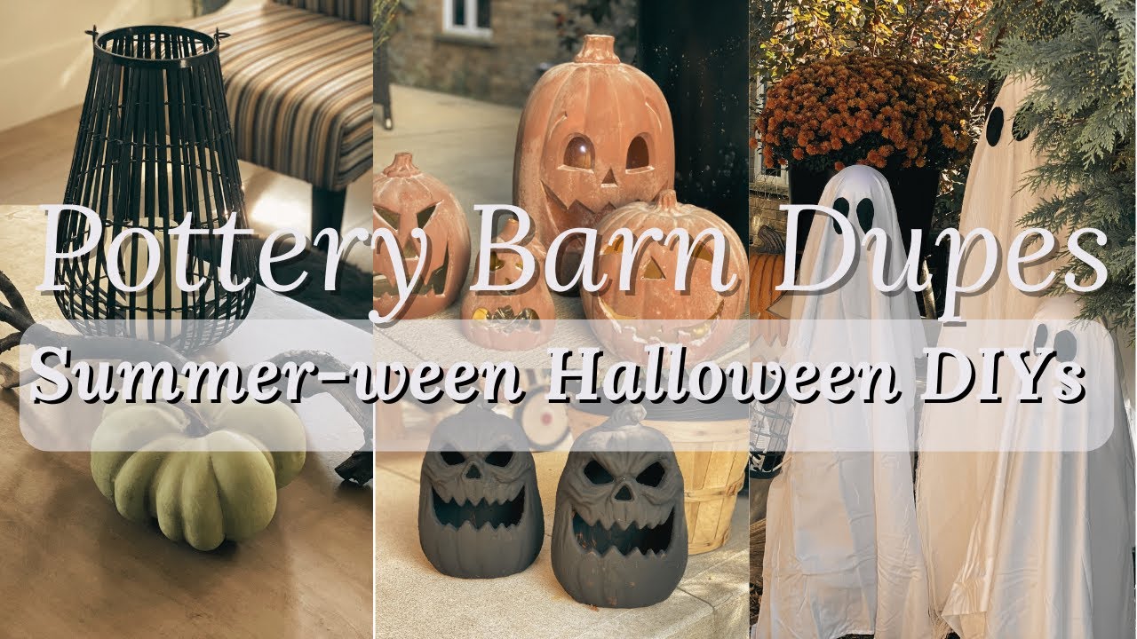 Pottery Barn Look for Less | High End Summer Ween Halloween DIY Decor Dupes