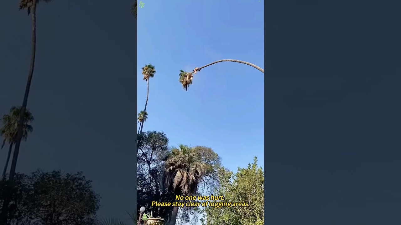 When Logging Goes Wrong.#Logging#fail#High-risk occupations#USA#foryou#fyp