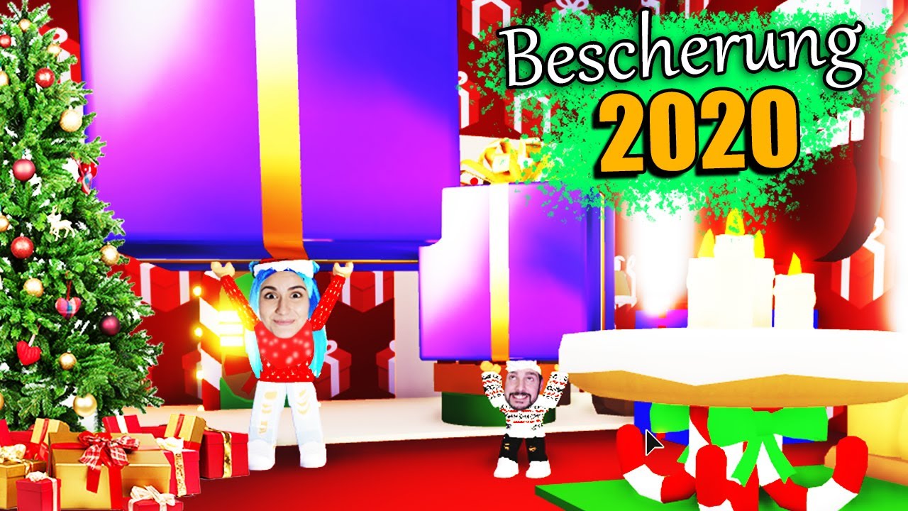 BESCHERUNG BEI BABY KAAN & MAMA DANIA! Weihnachten 2020 in Adopt Me City! [Roblox Deutsch]