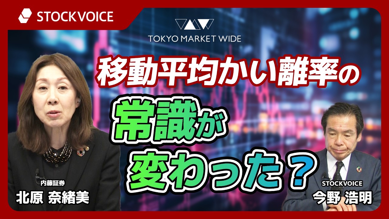 移動平均かい離率の常識が変わった？【ゲスト】2月16日 内藤証券 北原奈緒美さん