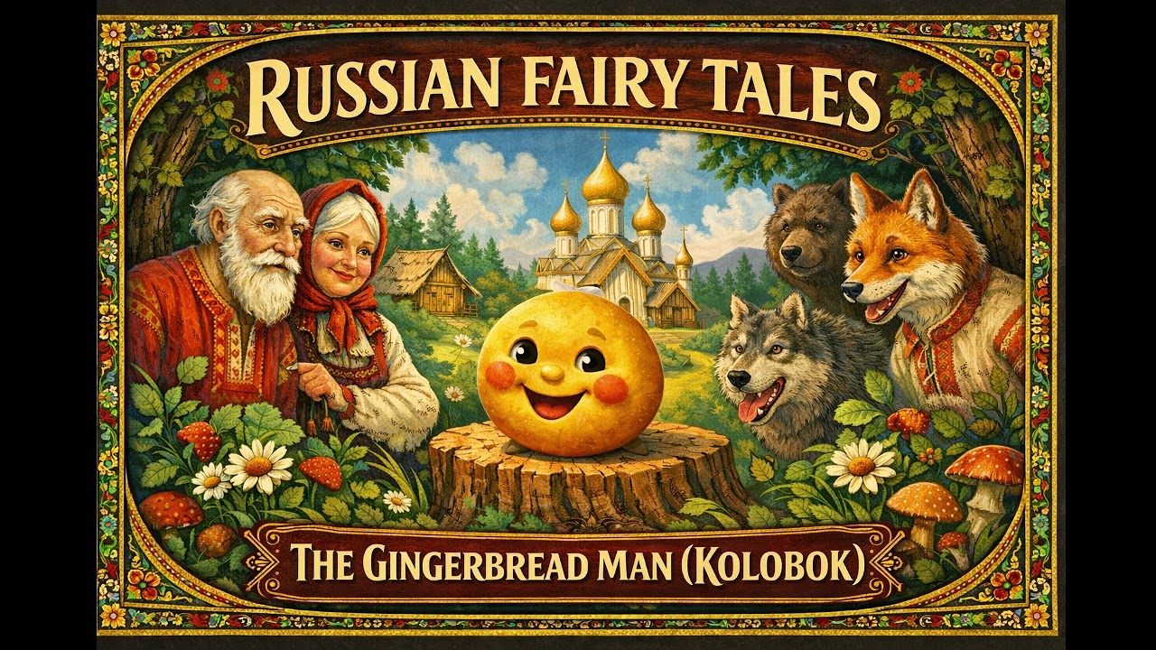 Kolobok &mdash; The Russian Gingerbread Man | Fairy Tale in English