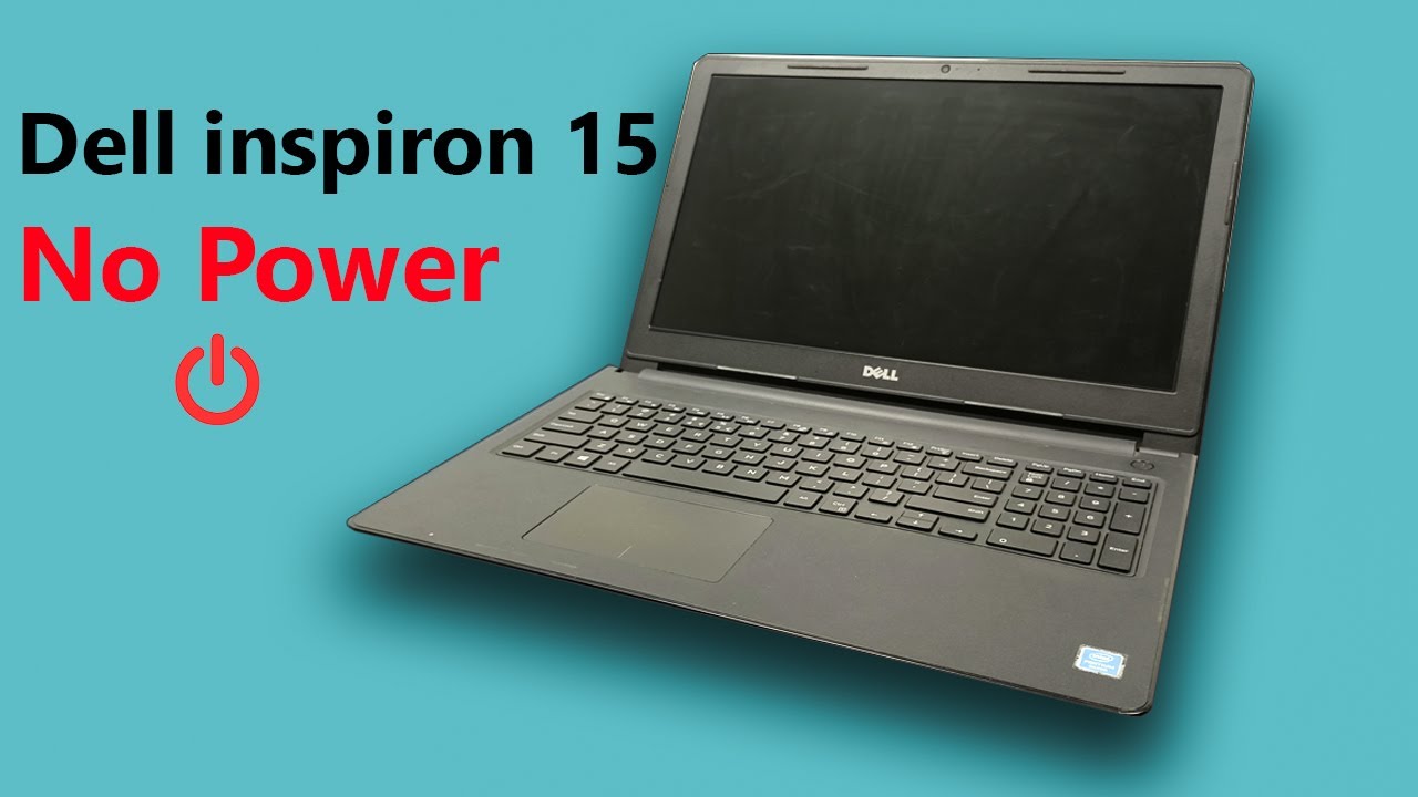 Dell inspiron 15 no power || Dell laptop power won't turn on