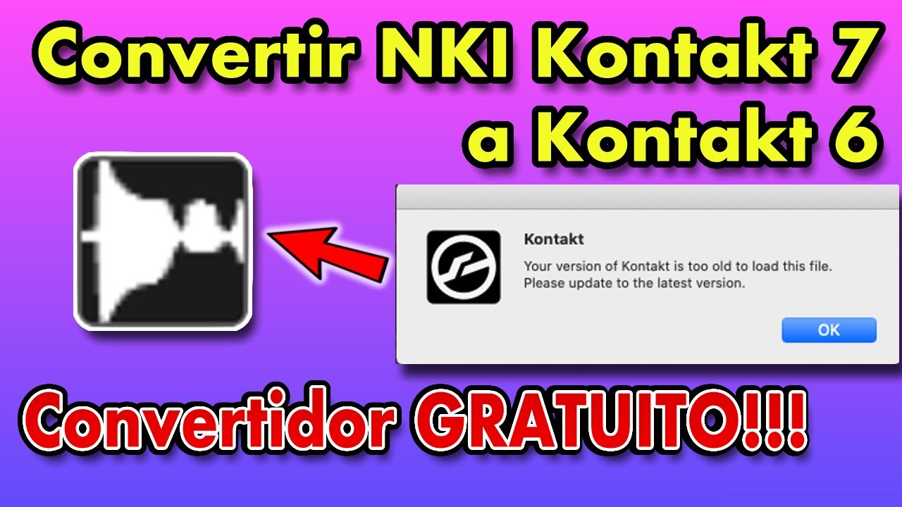 Convertir Samples de Kontakt 7 a Kontakt 6