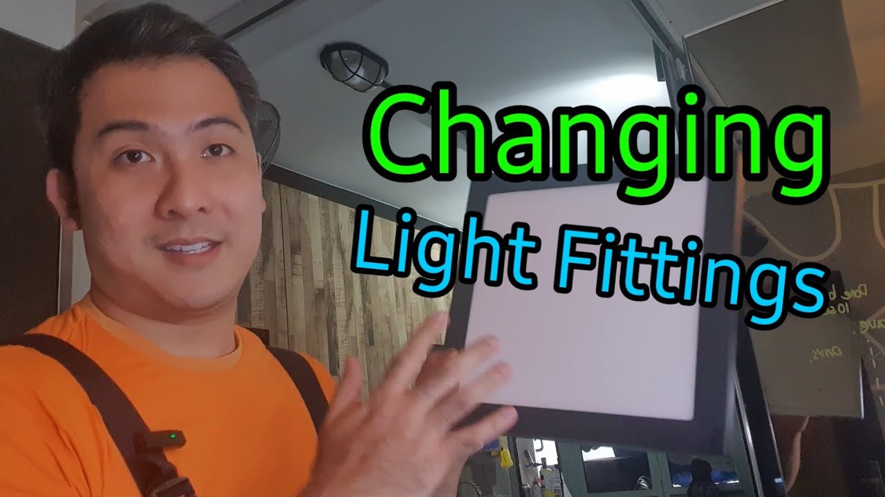 @ThePunggolHandyMan : Changing Ceiling Light Fittings (LED)