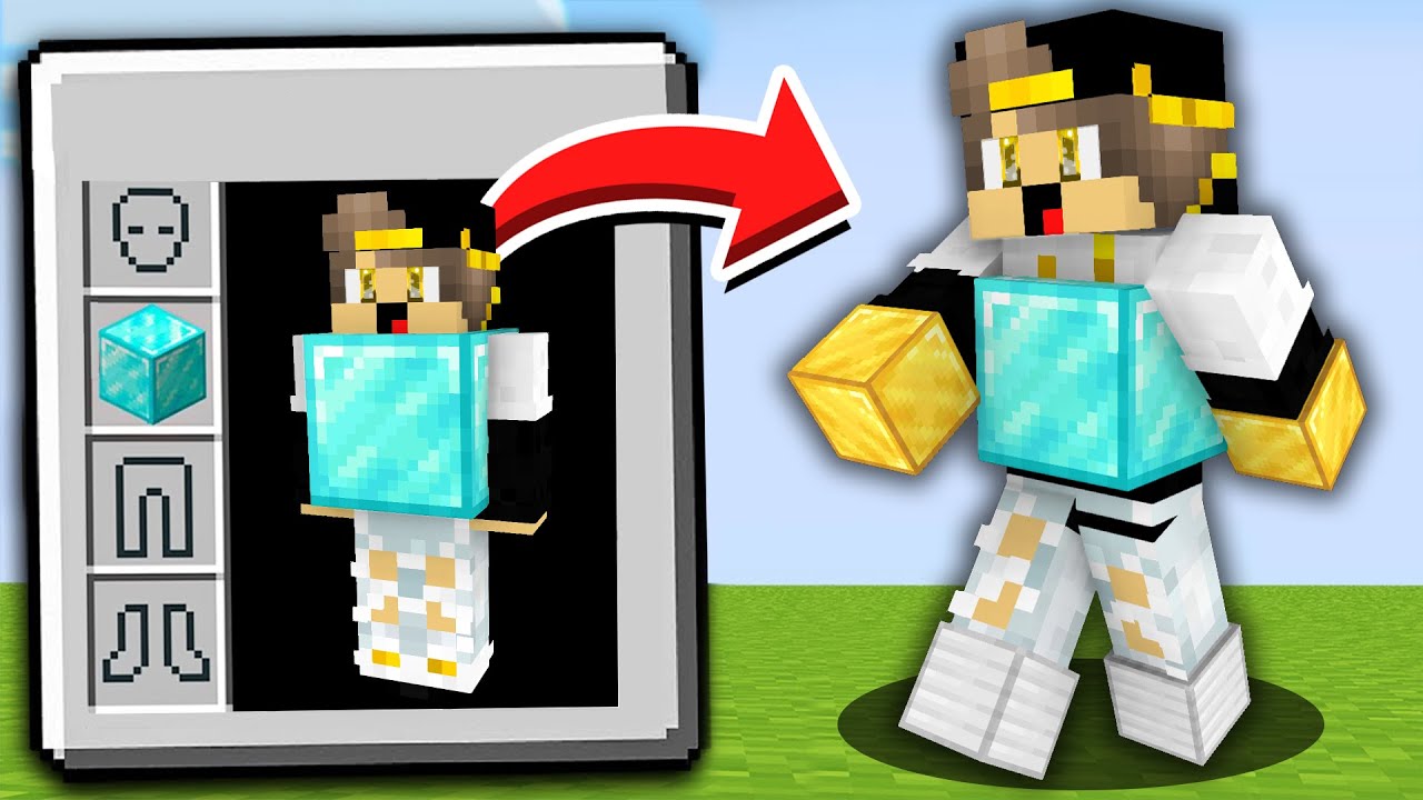 ماين كرافت ولكن اقدر البس اي بلوكة واحصل علي قوي خارقة | Wear any block !!!🔥🔥