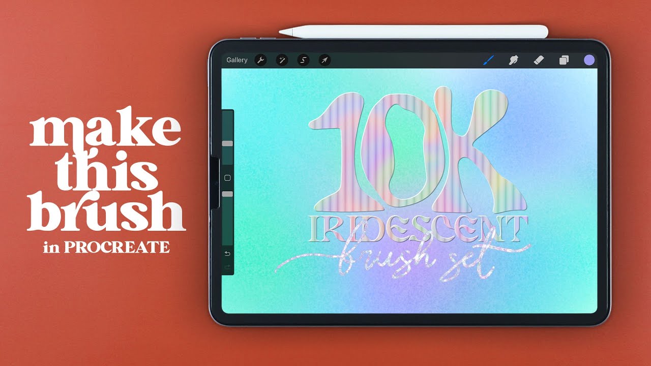 Create Iridescent Brush Set in PROCREATE