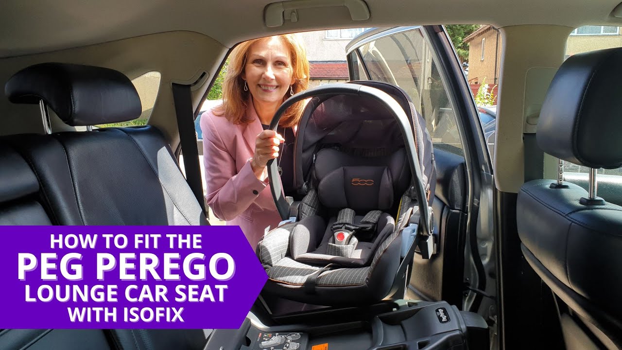 How to fit the Peg Perego i-Size base for the Lounge car seat - Baby Lady