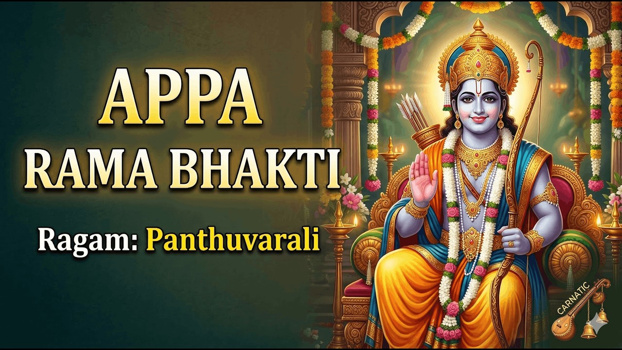 Appa Rama Bhakti | Panthuvarali | Rupakam | Sri Thyagarajaswami 
