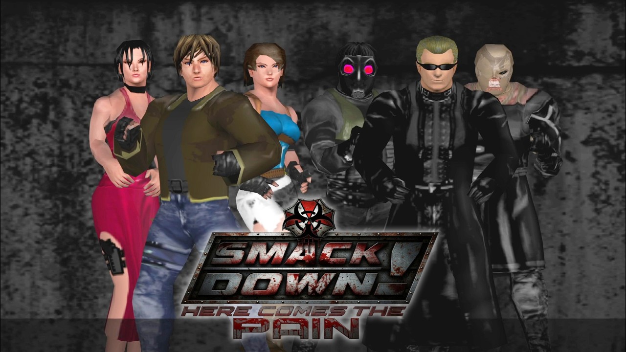 Resident Evil 6-Man Tag Elimination Match - WWE Smackdown Here Comes the Pain