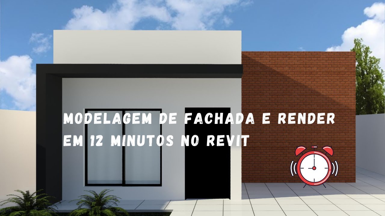 Como fazer uma fachada e render em 12 minutos no Revit?