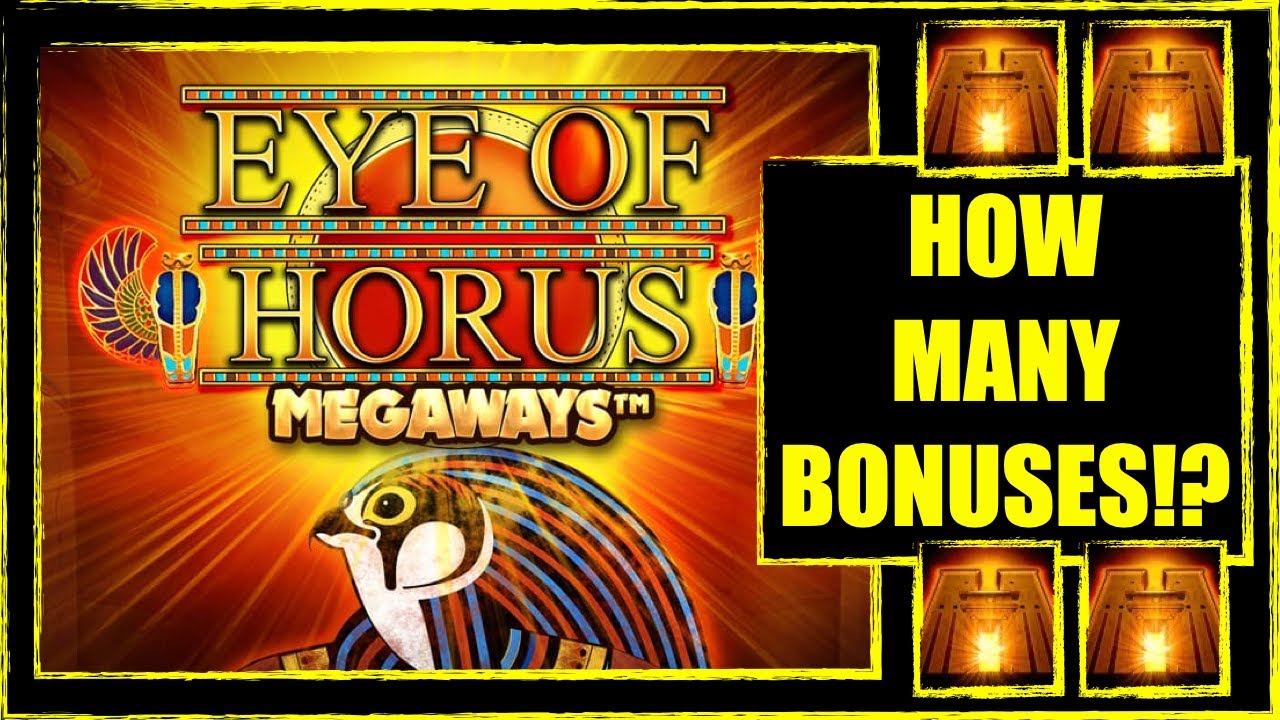 Session on Eye of Horus Megaways. How many Bonuses???? SLOTS UK. FOBT.
