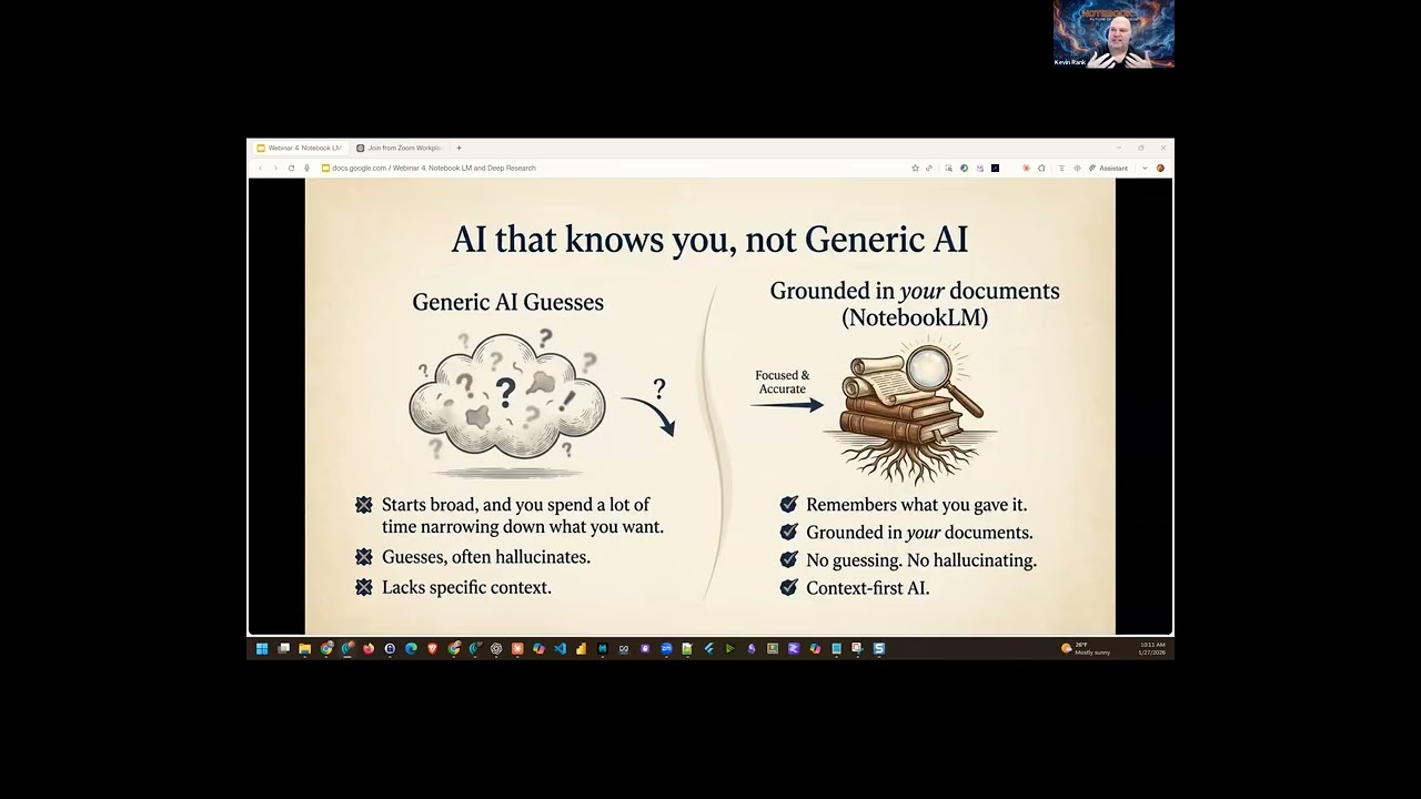 NotebookLM and Deep Research