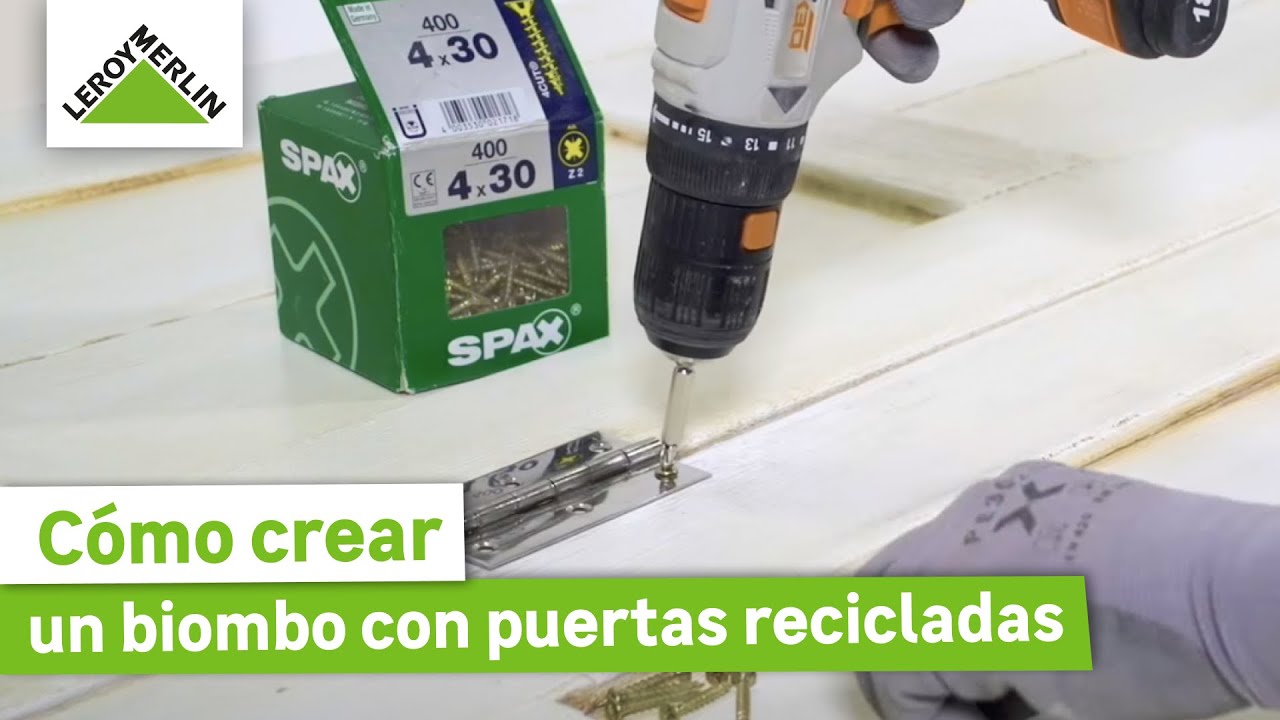 Crea tu propio biombo con puertas reciclas | LEROY MERLIN