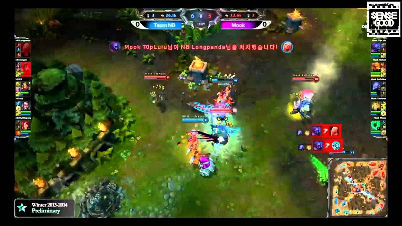 [OGN][LOL Champions Winter 2013 2014 Preliminary Group B] Team NB vs Mook   Game 1