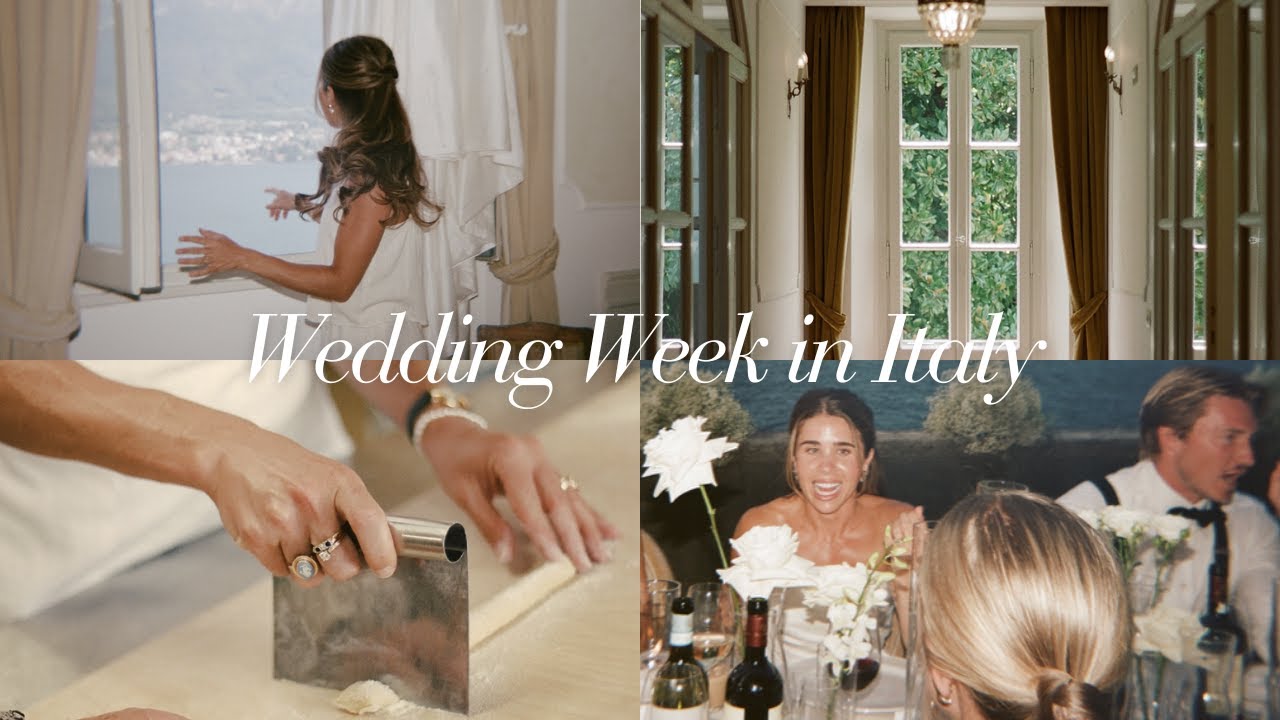 Our Wedding Week Highlight & all the best moments of our week in Italy with our friends and family 🤍