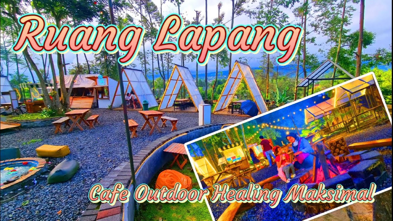 Ruang Lapang Cafe di kawasan Horison Green Forest Lembang Bandung | Cafe yang lagi hits di Bandung