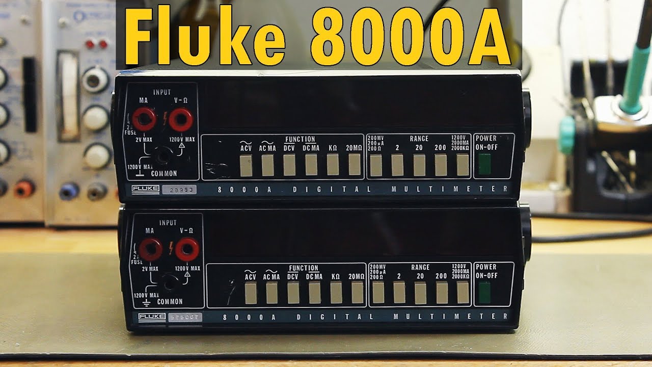 Ein Blick ins Innere: Fluke 8000A