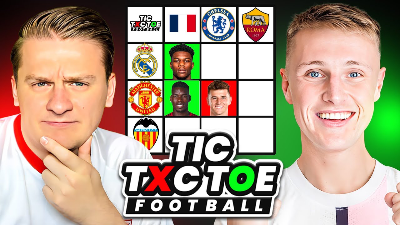 FOOTY TIC TAC TOE Vs @awaydaysfootball
