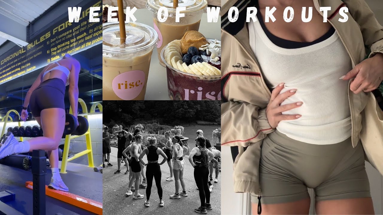 A WEEK OF WORKOUTS + the best electrolytes