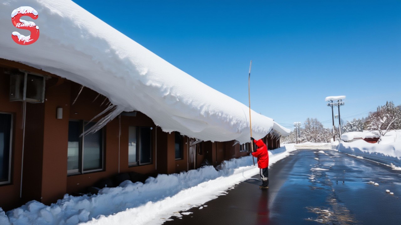 Skilled Snow Removal: Massive Roof Avalanche | Extreme Challenging Roof Snow Clearing Moments #17