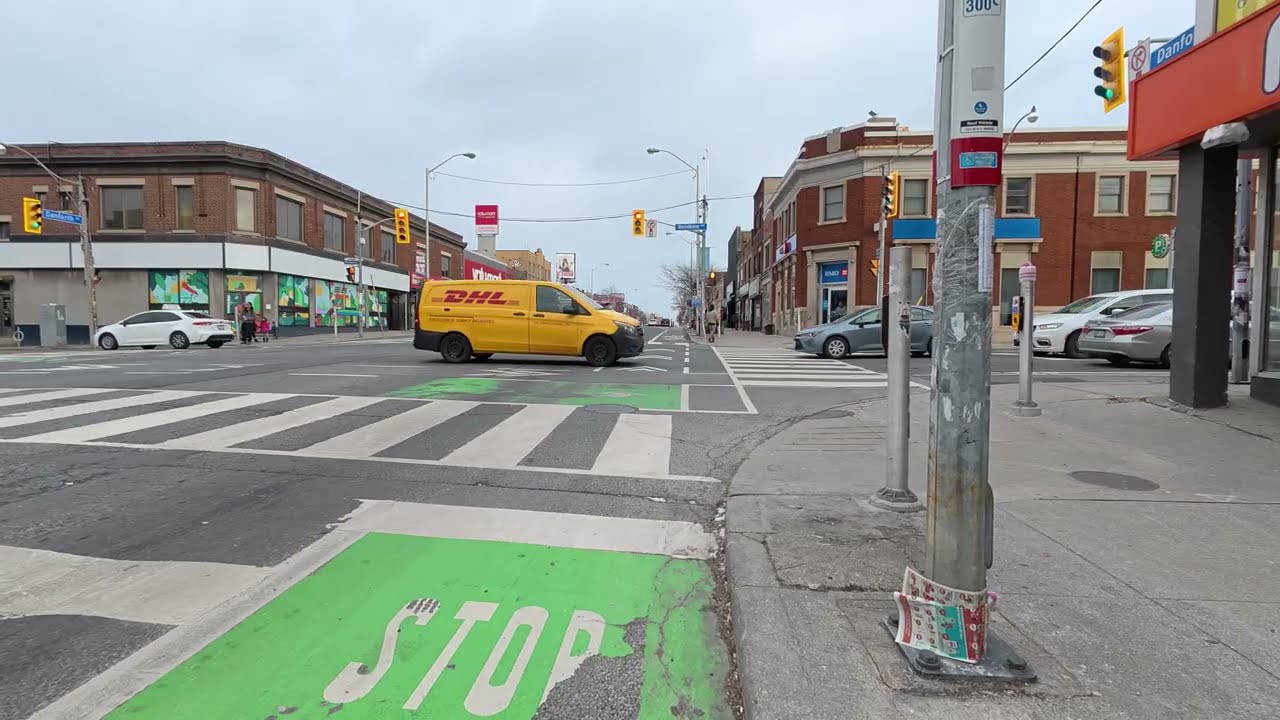 Cold Day Riding Through Toronto&rsquo;s East End