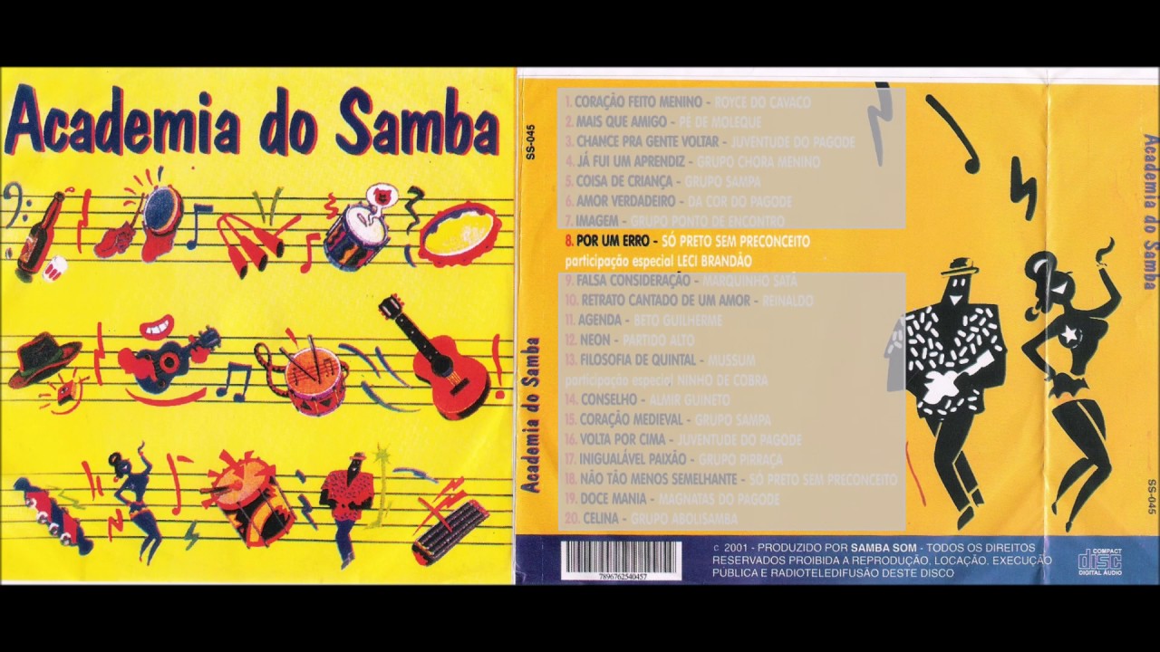 Por um Erro - Só Preto Sem Preconceito/ Leci Brandão - Academia do Samba 1 - Sim, é Samba!