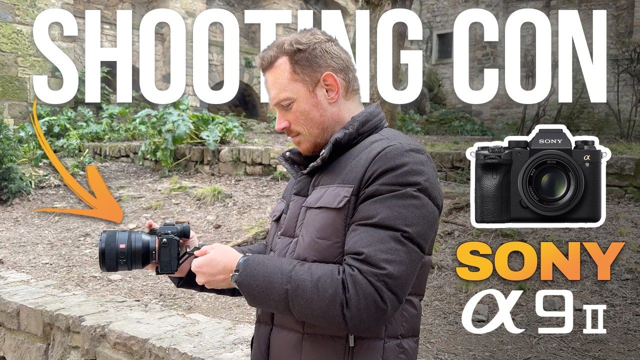Shooting con Sony A9 II 📷 Come Fa Foto e Video con FE 50mm f/1.2 GM, post produzione su CameraRaw