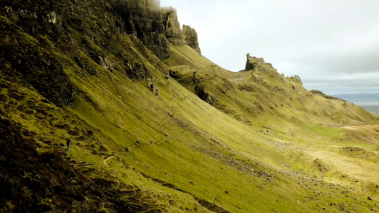Danny MacAskill, Steve Peat and Hans Rey mountain biking tour, Torridon and Skye, Scotland
