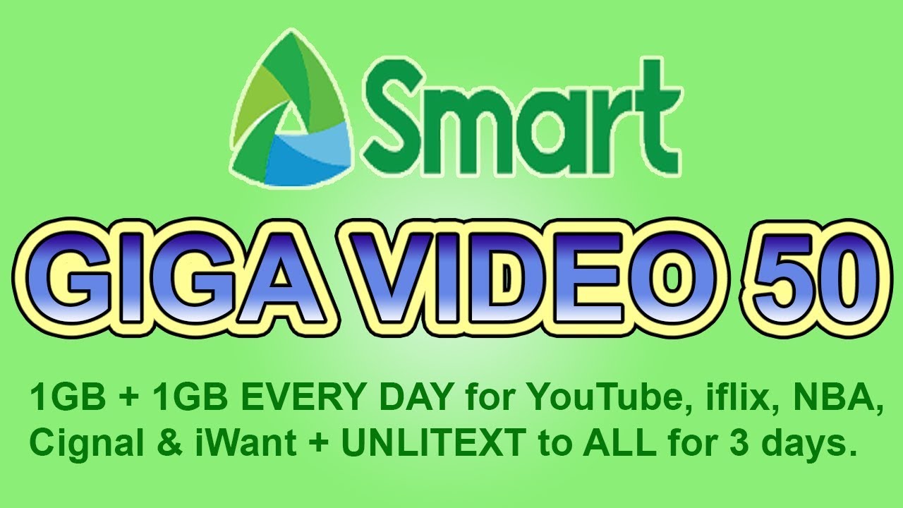 How to Register GIGA VIDEO 50 Using *121# on Mobile Phone | Smart Network | Philippines Load
