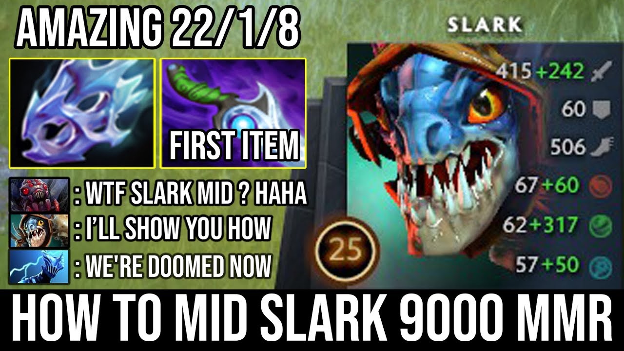 How to Ez Mid Slark Like a 9000 MMR | Non-Stop Hunting Food + 220 Attack Speed Max Agi Vs Pro Brood