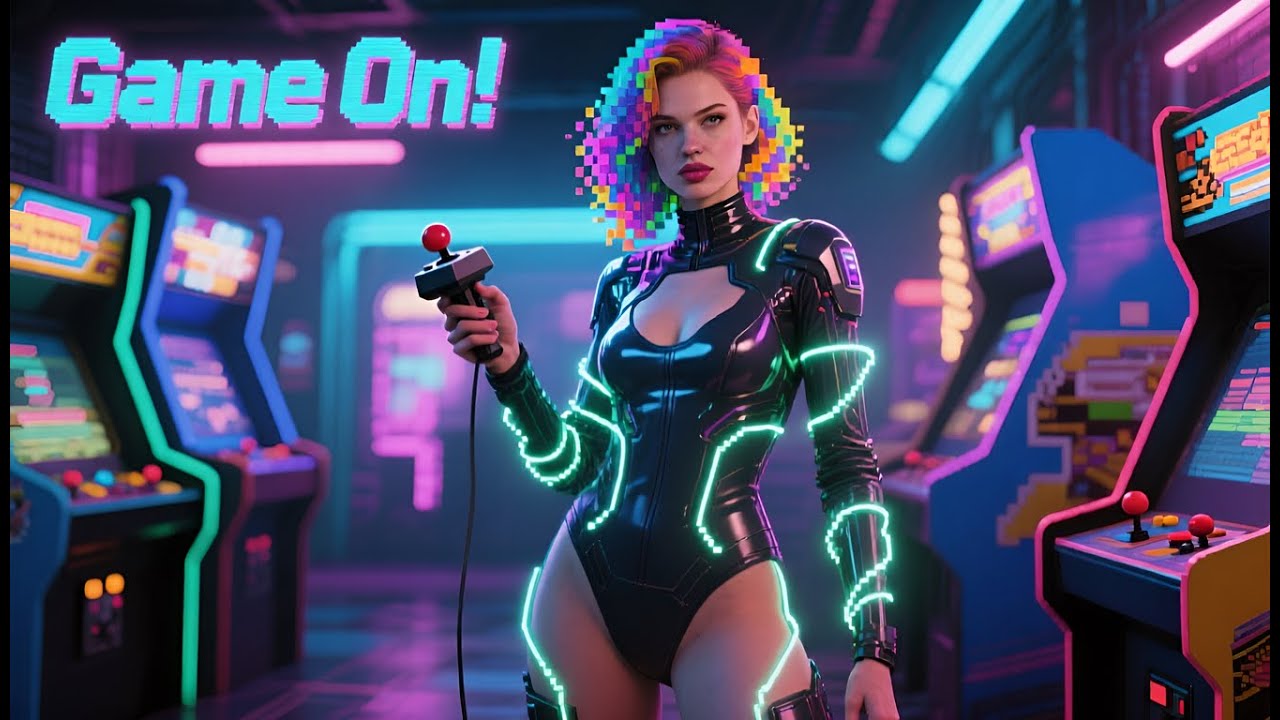 8-Bit Invasion: Retro Game Disco | CraigsAIMusic