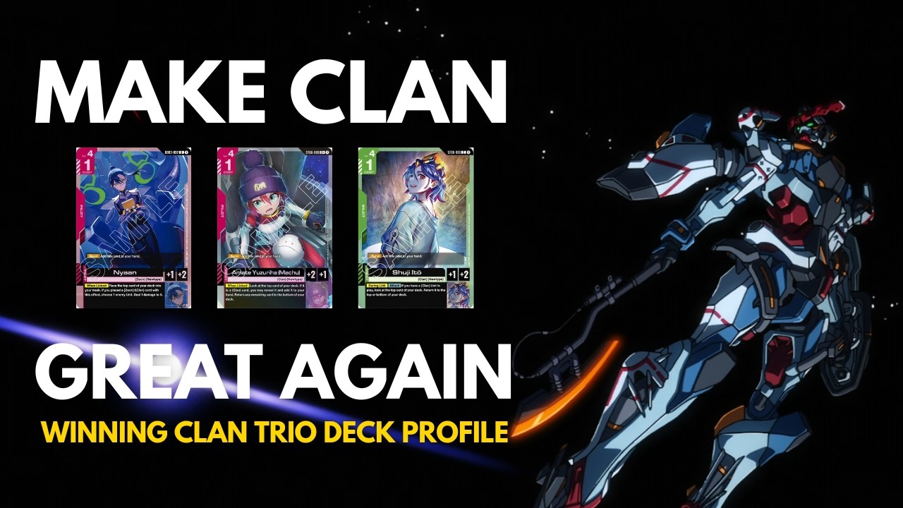 WINNING Clan Trio GD03 Deck!! (Deck Profile and Discussion) | Gundam Card Game