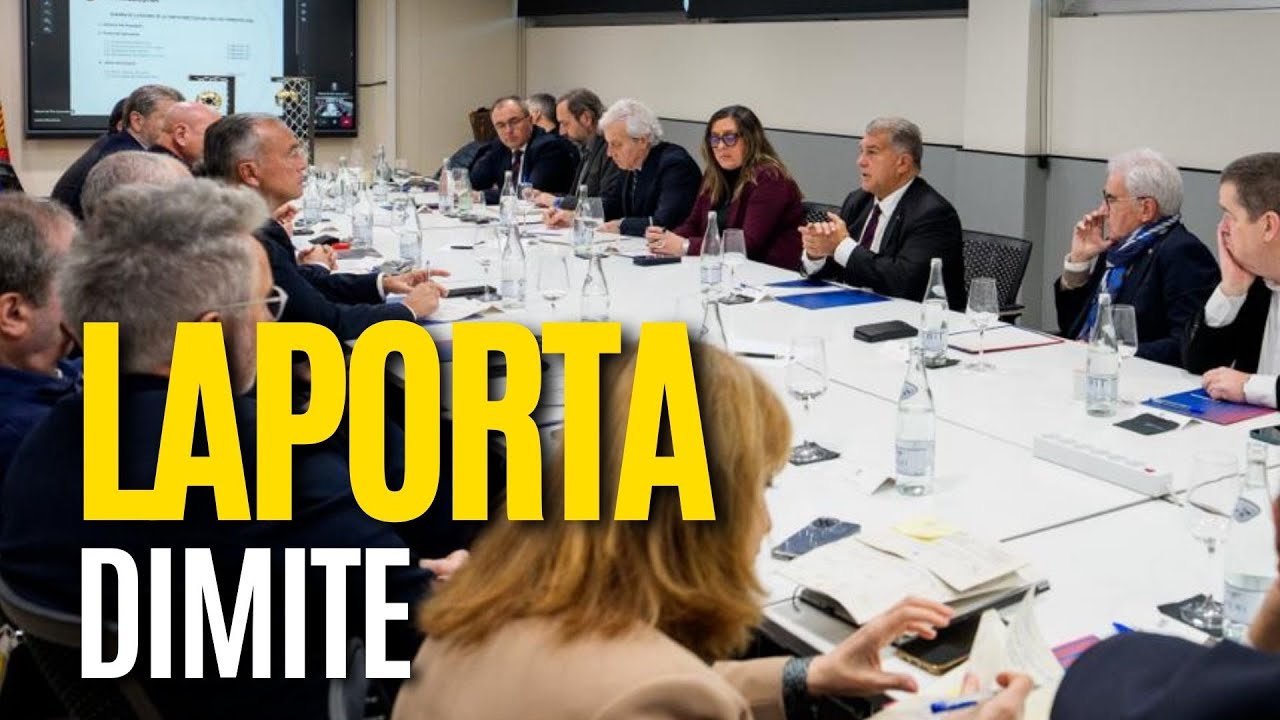 ¡OFICIAL BARÇA!: Laporta DIMITE con ocho directivos y Yuste se queda como presidente con seis más