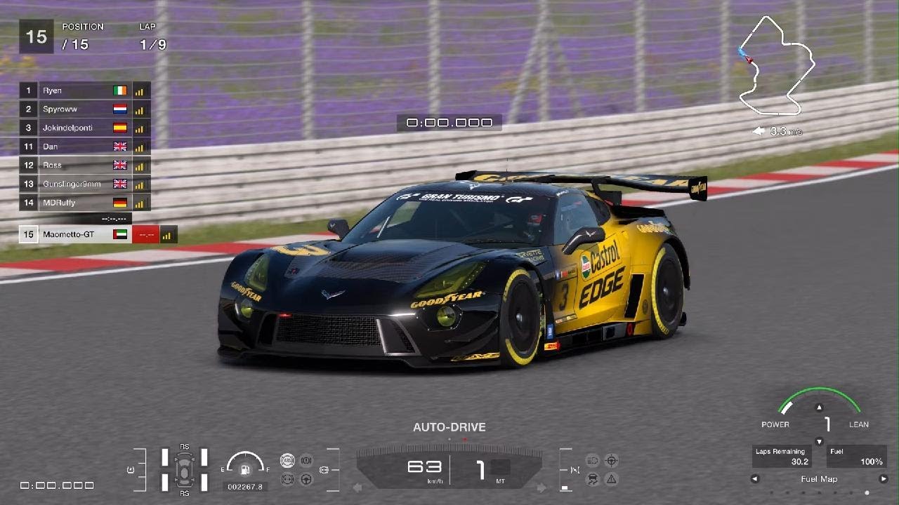 Gran Turismo 7 - Daily Race C - Circuit de ST.Croix B - Corvette C7 (Gr.3)
