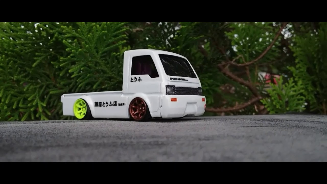 Pickup truck stance 1/64 - Tomica elf convert to Mitsubishi jetstar [ k-car ]