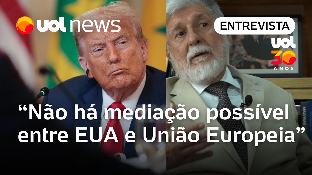 Não há mediação possível entre EUA e União Europeia, diz Celso Amorim