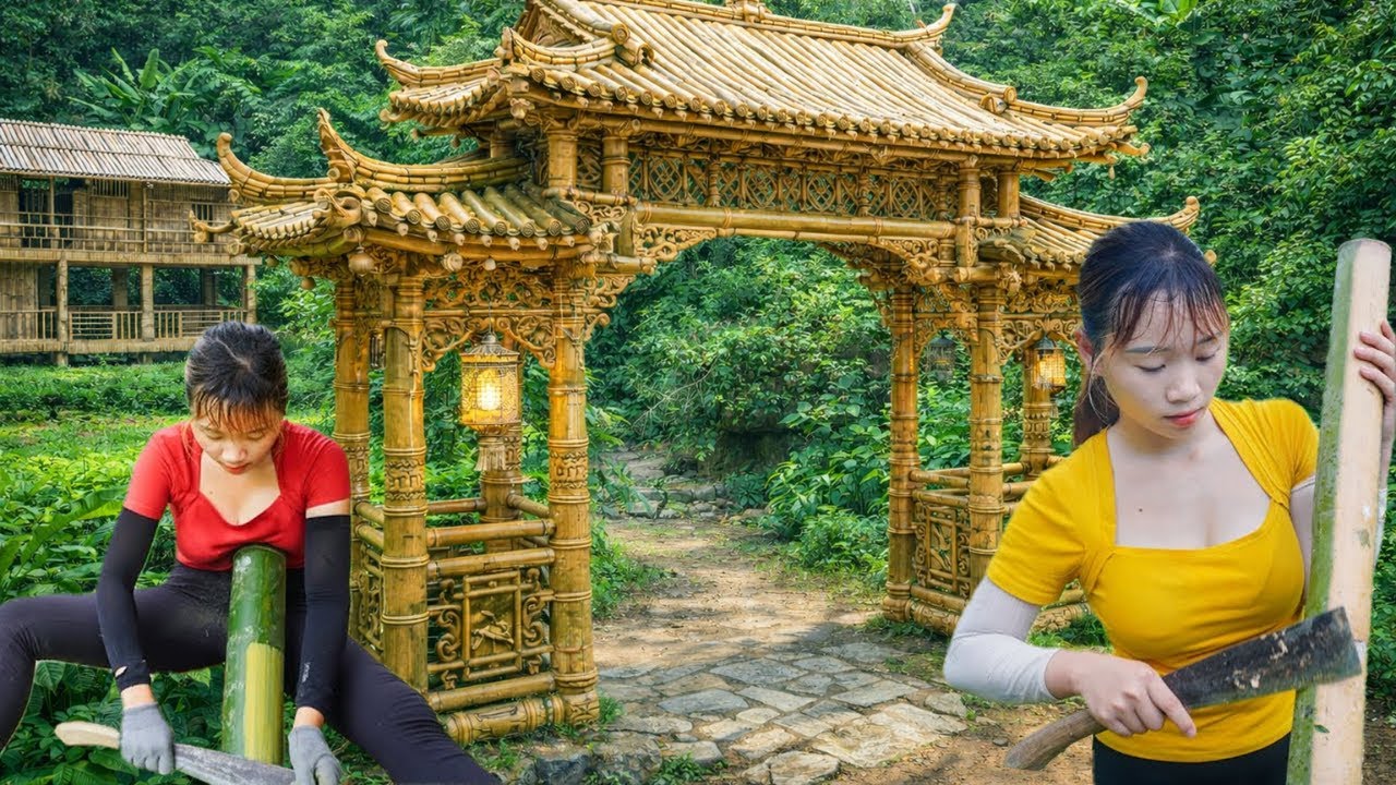 From City Chaos to Country Calm: Building a Bamboo Farm Gate by Hand