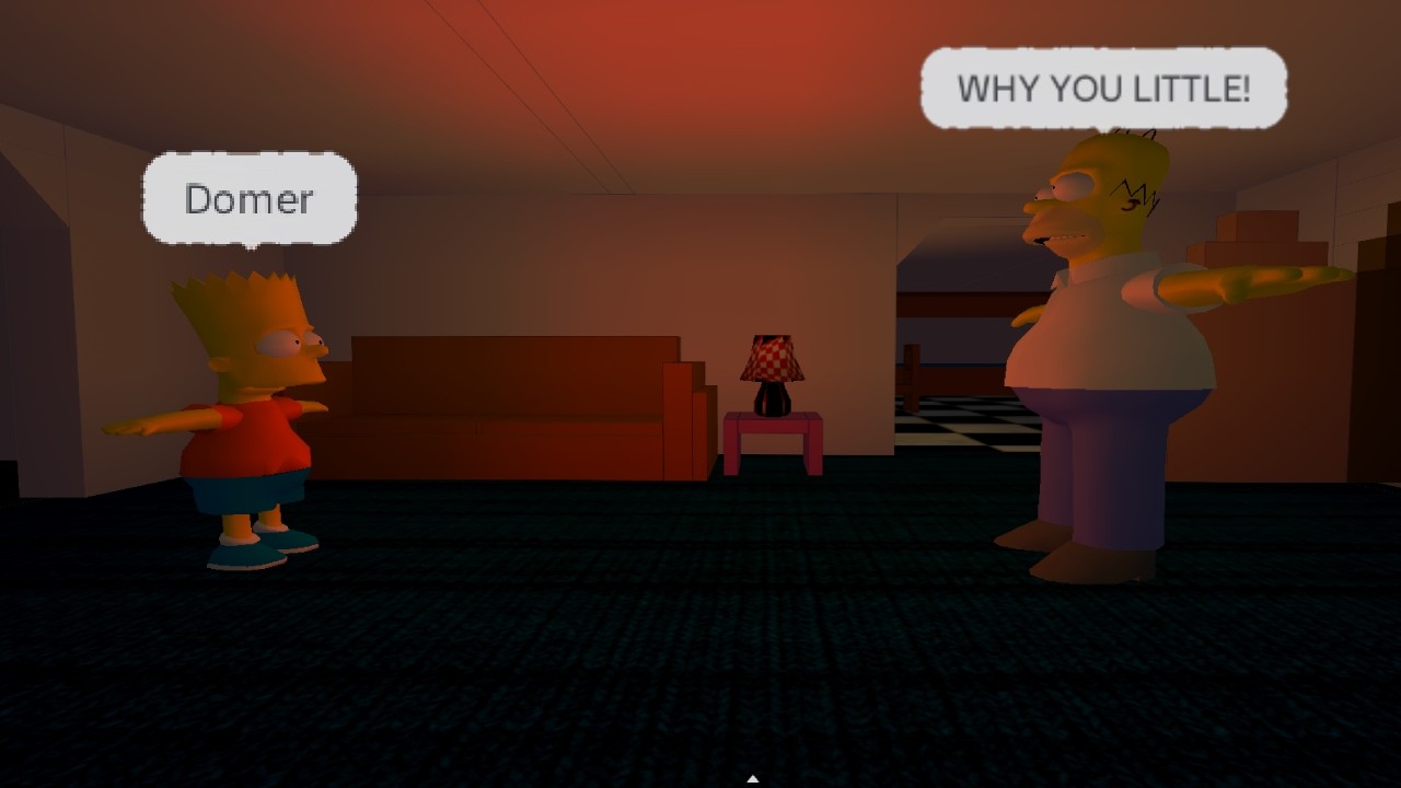 YOU VS HOMER IS THE GOOFIEST GAME