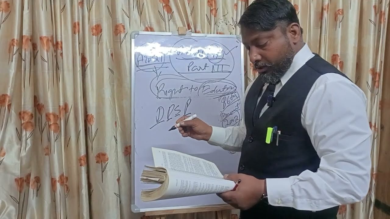 Right to free and compulsory Education to all children age 6-14 under Article 21 A. 