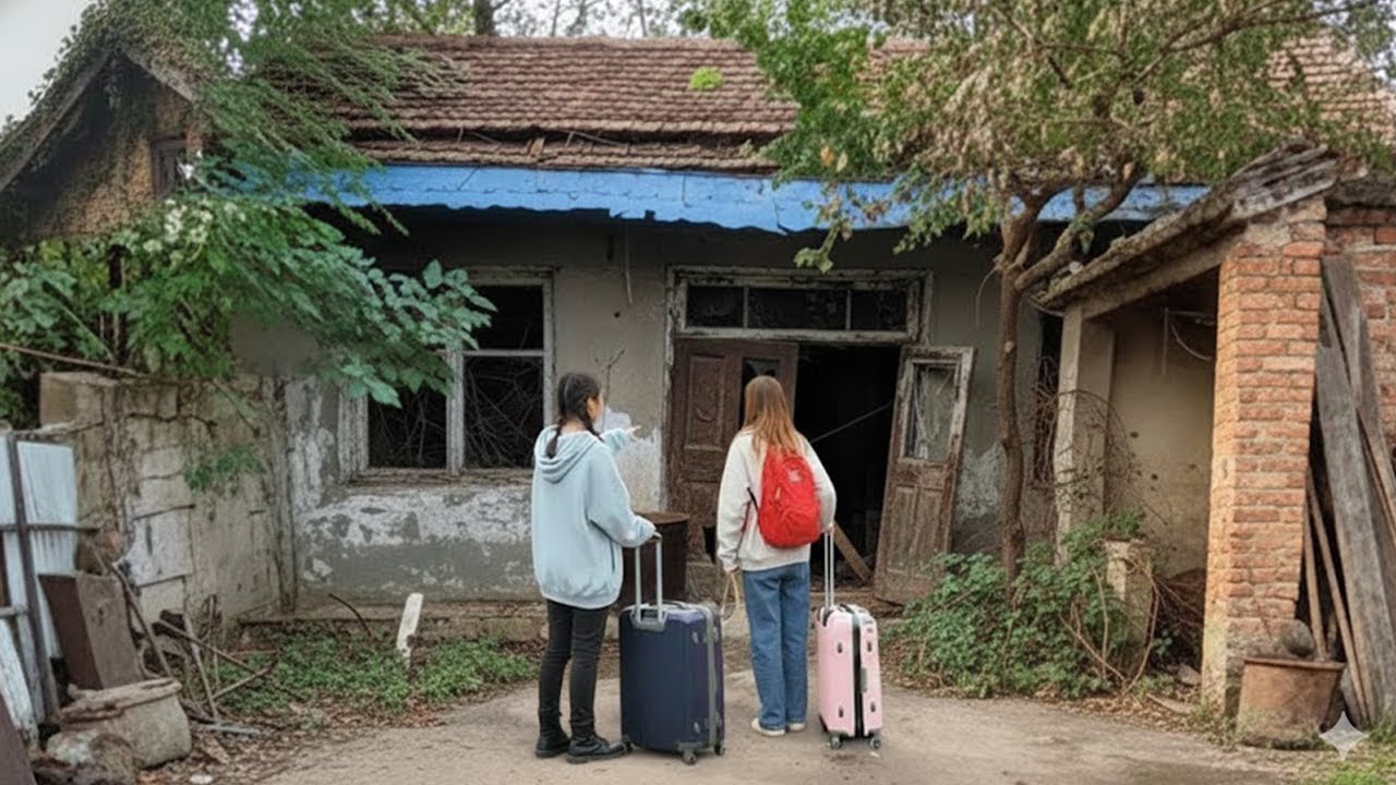 Leaving the City, Two Girls Buy a Ruined House and Turn It Into a Dream Home
