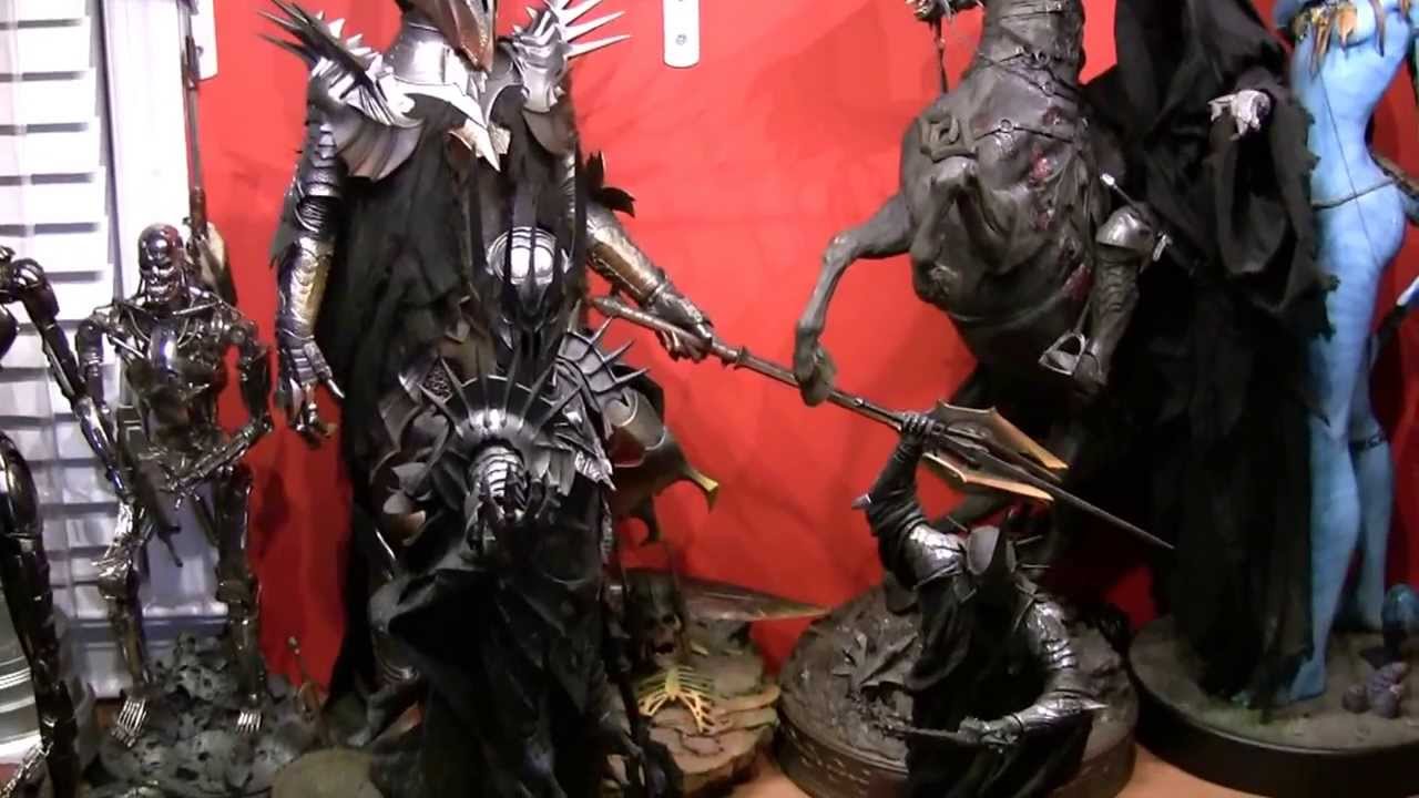 SIDESHOW STATUES - SAURON , MORGUL AND DARK RIDER MORDOR